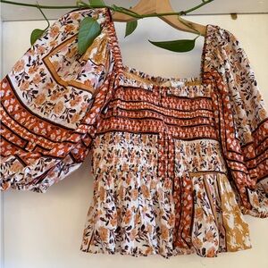 BNWT Jen’s Pirate Booty Roma Finn Top XS